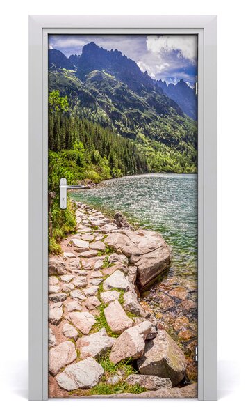 Naklejka na drzwi samoprzylepna Morskie oko Tatry