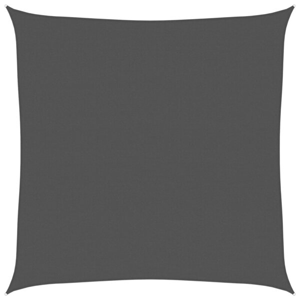 Żagiel przeciwsłoneczny, 160 g/m², czarny, 4,5x4,5 m, hdpe