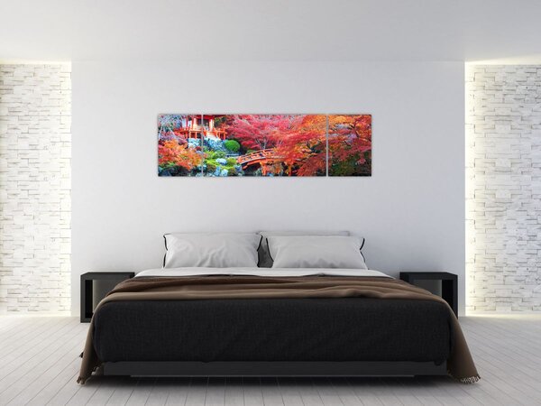 Obraz - Orientalny krajobraz (170x50 cm)