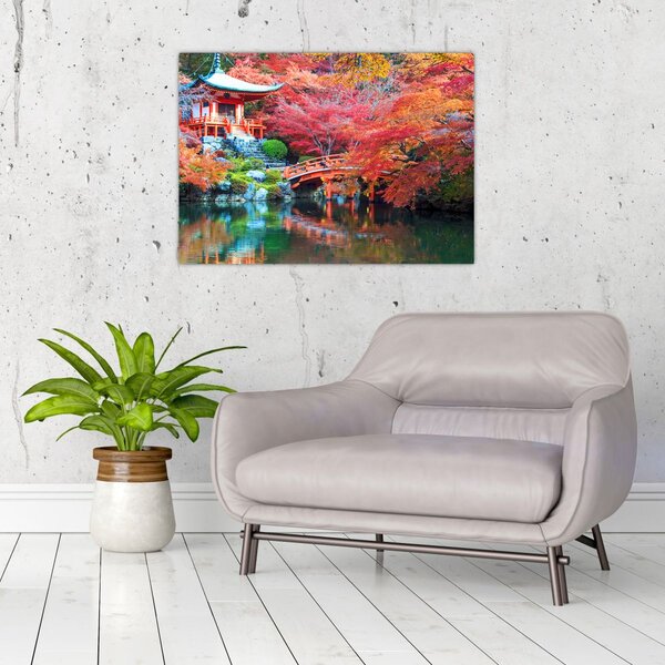 Obraz - Orientalny krajobraz (70x50 cm)