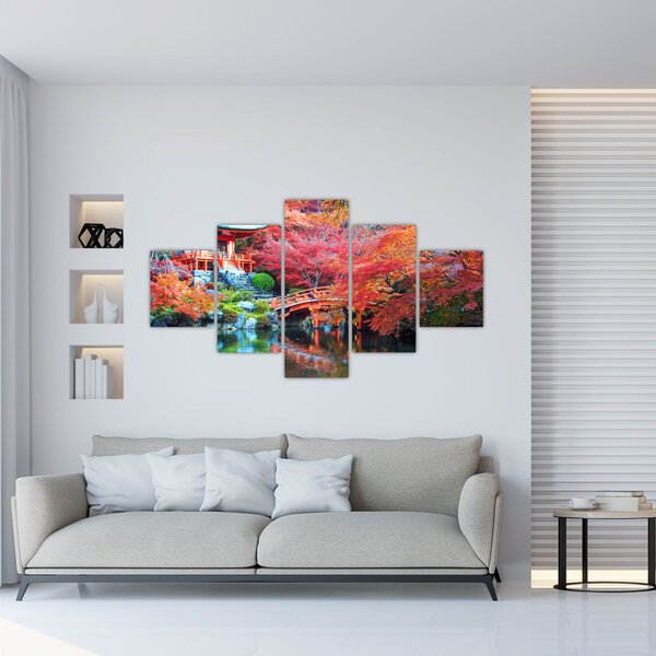 Obraz - Orientalny krajobraz (125x70 cm)