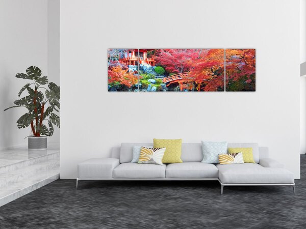 Obraz - Orientalny krajobraz (170x50 cm)