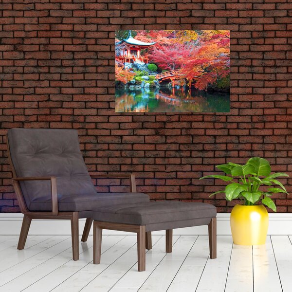 Obraz - Orientalny krajobraz (70x50 cm)