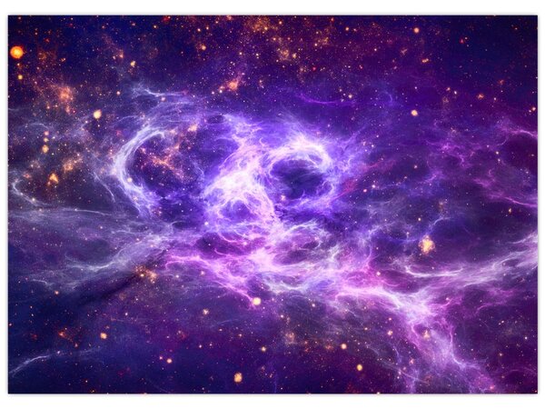 Obraz - Purple Universe (70x50 cm)