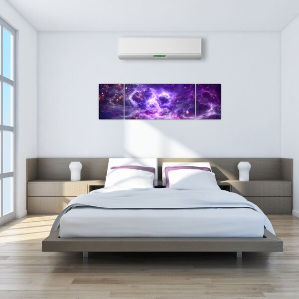 Obraz - Purple Universe (170x50 cm)