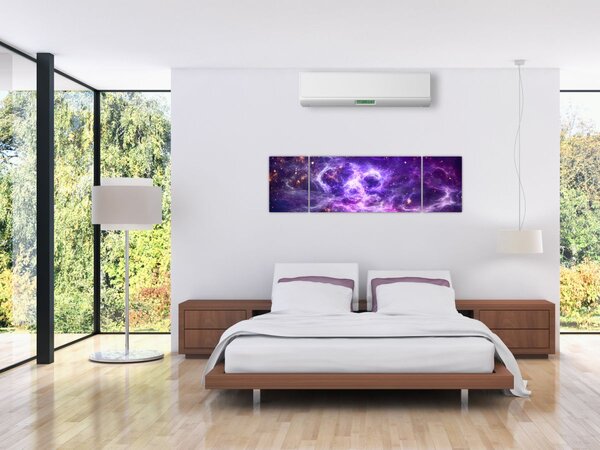 Obraz - Purple Universe (170x50 cm)