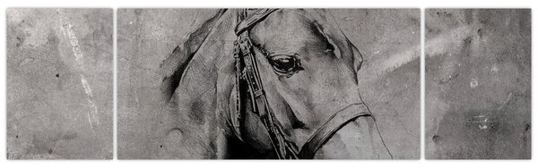 Obraz - Portret konia (170x50 cm)