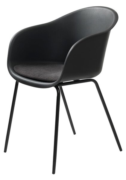 Czarne krzesło Unique Furniture Topley