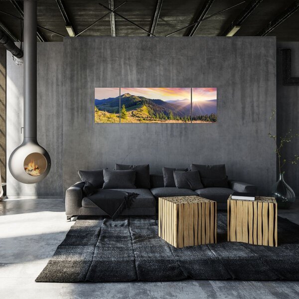 Obraz - Krajobraz leśny (170x50 cm)