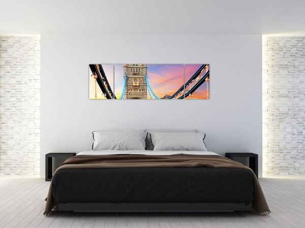 Obraz - Tower Bridge (170x50 cm)