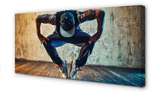 Duży obraz na płótnie Tancerz Hip-Hop
