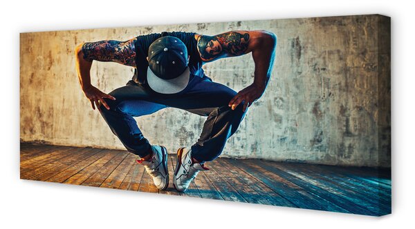 Duży obraz na płótnie Tancerz Hip-Hop
