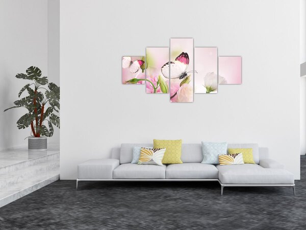 Obraz - Motyl (125x70 cm)