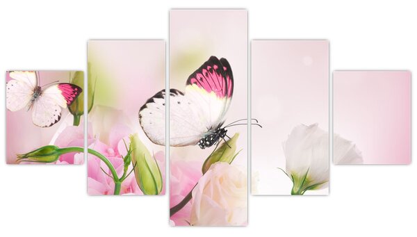 Obraz - Motyl (125x70 cm)