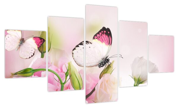 Obraz - Motyl (125x70 cm)