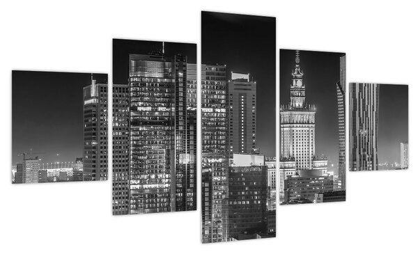 Obraz - Czarny i biały Nowy Jork (125x70 cm)