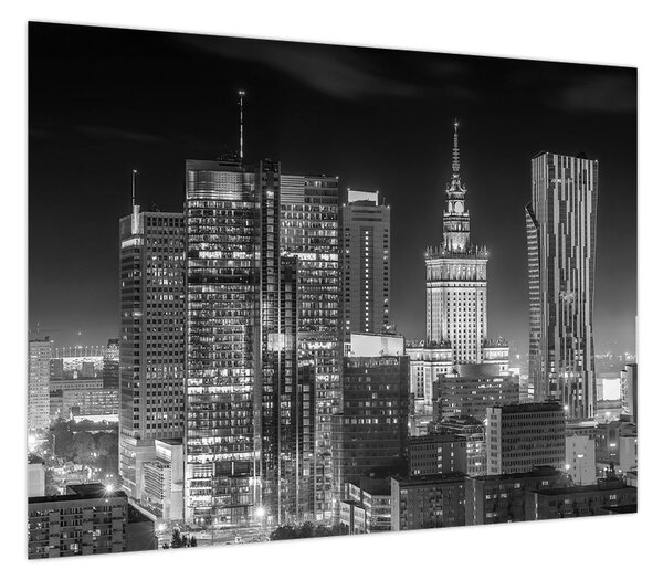 Obraz - Czarny i biały Nowy Jork (70x50 cm)