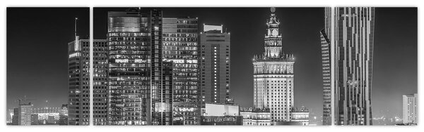 Obraz - Czarny i biały Nowy Jork (170x50 cm)