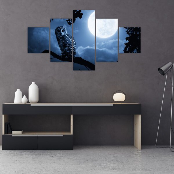 Obraz - Nocna Sowa (125x70 cm)