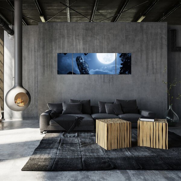 Obraz - Nocna Sowa (170x50 cm)