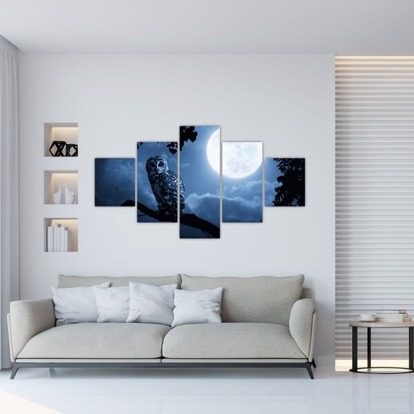 Obraz - Nocna Sowa (125x70 cm)