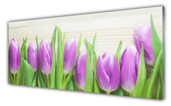 Obraz Szklany Tulipany Kwiaty Natura