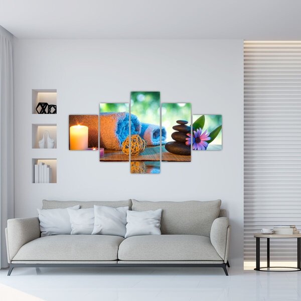 Obraz - Relaksujący masaż malarski (125x70 cm)
