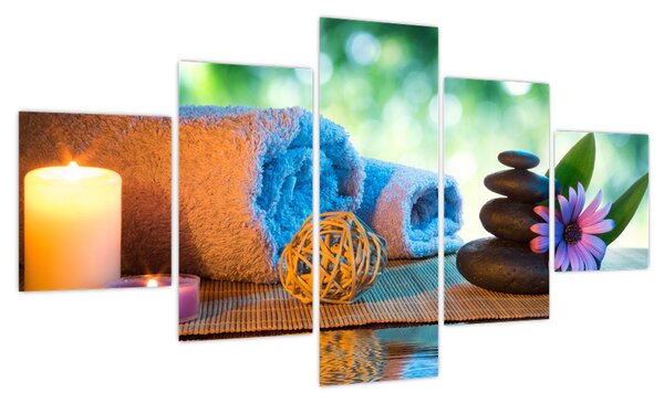 Obraz - Relaksujący masaż malarski (125x70 cm)