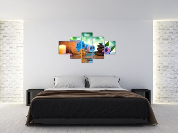 Obraz - Relaksujący masaż malarski (125x70 cm)