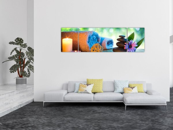 Obraz - Relaksujący masaż malarski (170x50 cm)
