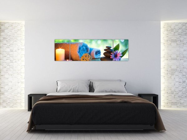 Obraz - Relaksujący masaż malarski (170x50 cm)
