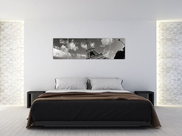Obraz - Wieża Eiffla w Paryżu (170x50 cm)