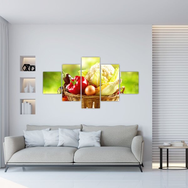 Obraz - Warzywa (125x70 cm)