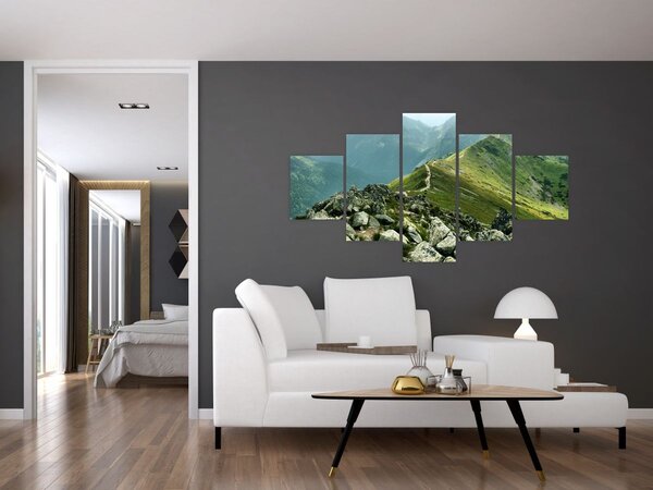 Obraz - Krajobraz górski (125x70 cm)