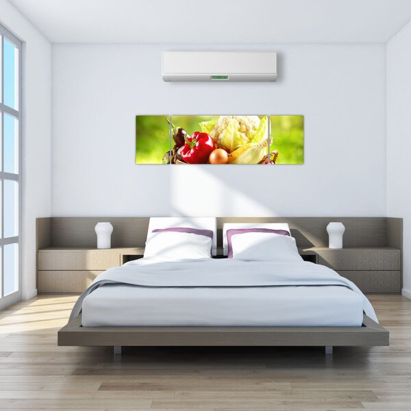 Obraz - Warzywa (170x50 cm)