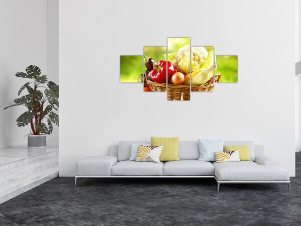 Obraz - Warzywa (125x70 cm)