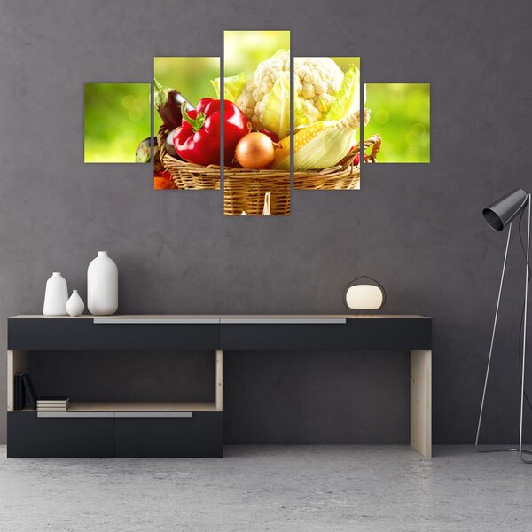 Obraz - Warzywa (125x70 cm)