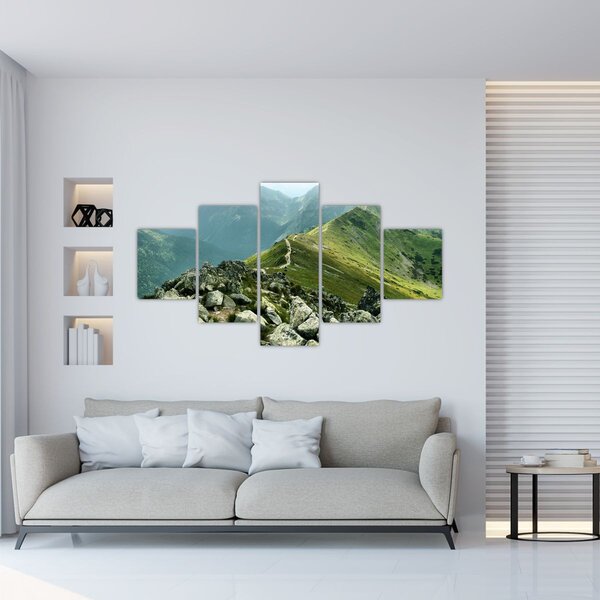 Obraz - Krajobraz górski (125x70 cm)