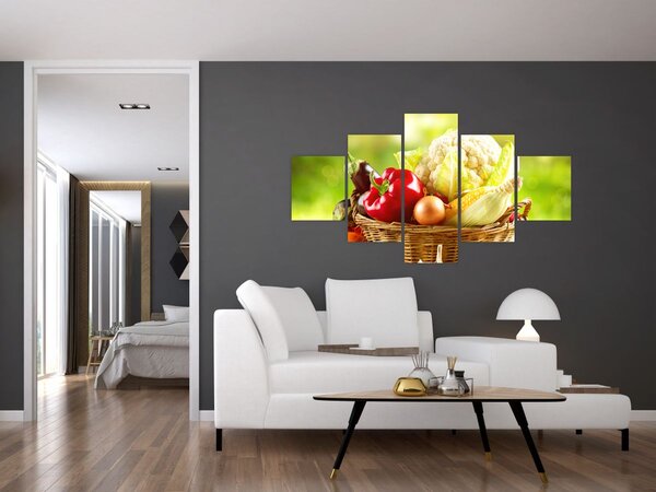 Obraz - Warzywa (125x70 cm)