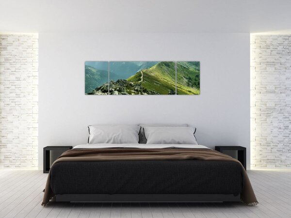 Obraz - Krajobraz górski (170x50 cm)