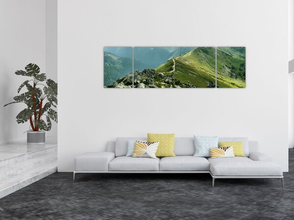 Obraz - Krajobraz górski (170x50 cm)