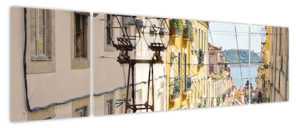 Obraz - Lizbona (170x50 cm)