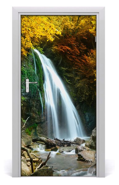 Naklejka fototapeta na drzwi Wodospad w lesie