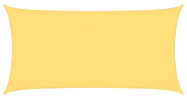 Żagiel przeciwsłoneczny, 160 g/m², beżowy, 3x6 m, hdpe