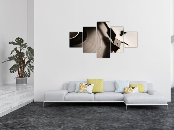 Obraz - Płyta gramofonowa (125x70 cm)