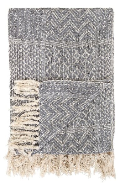 Szary pled Bloomingville Throw, 130x160 cm