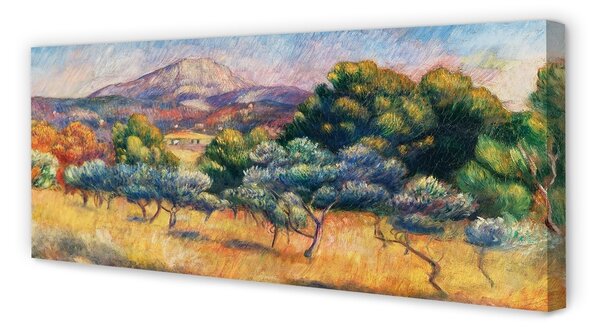 Duży obraz na płótnie Góra Świętej Wiktorii - Pierre Auguste Renoir