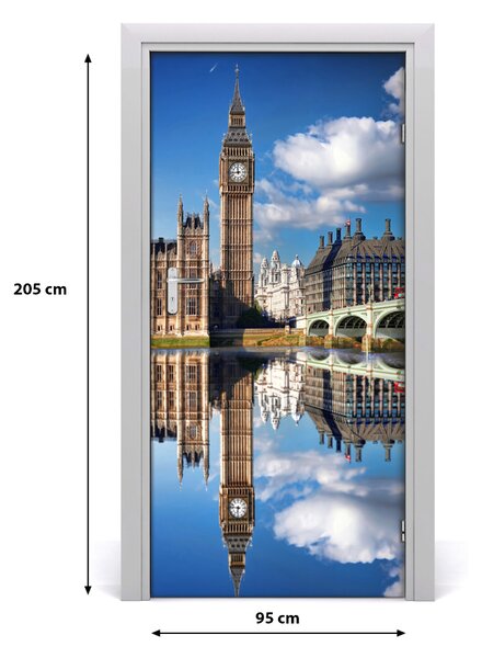 Fototapeta samoprzylepna na drzwi Big Ben Londyn