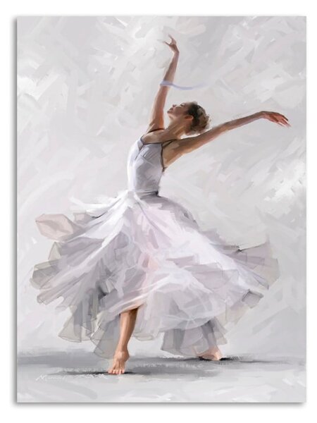 Obraz Styler Canvas Waterdance Dancer II, 60x80 cm