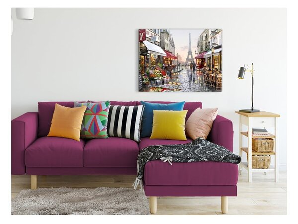 Obraz Styler Canvas Watercolor Paris I, 60x80 cm